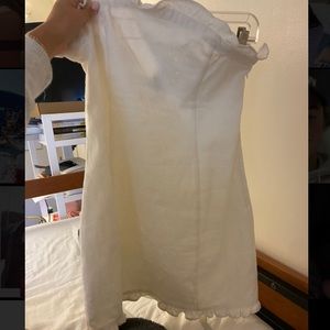 MP | D strapless white dress!!